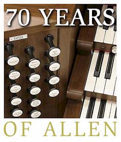 Allen Organs celebrates its 70th birthday in 2009