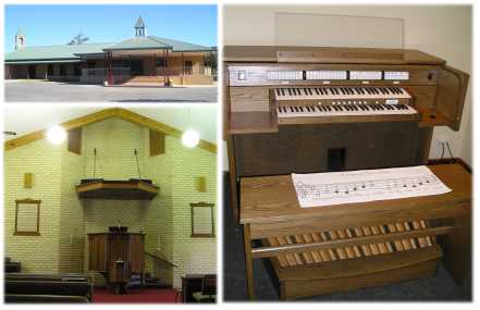The new organ at the Free Reformed Church of Byford