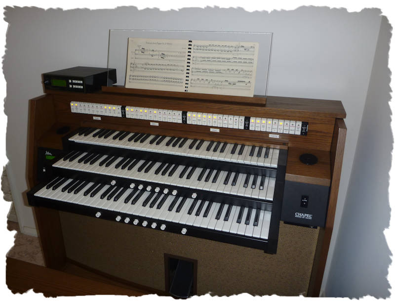 The Historique III organ in its new home
