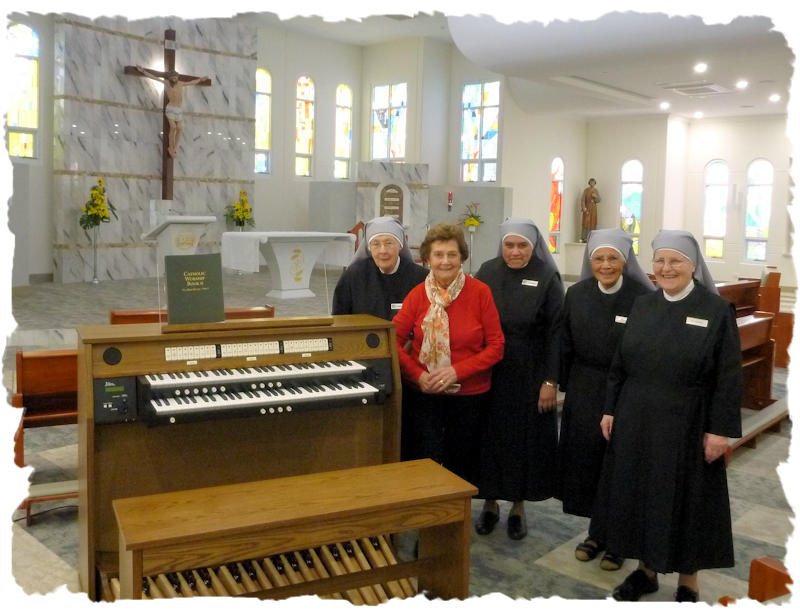 Allen Historique I installed at the Little Sisters of the Poor in Glendalough