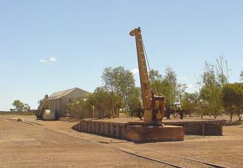 The railway crane